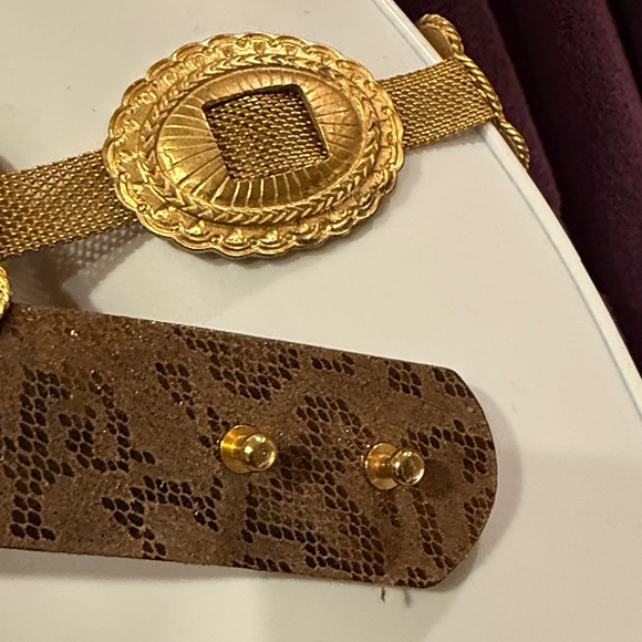 Streets Ahead Gold Decorative Belt NWOT - Picture 12 of 16
